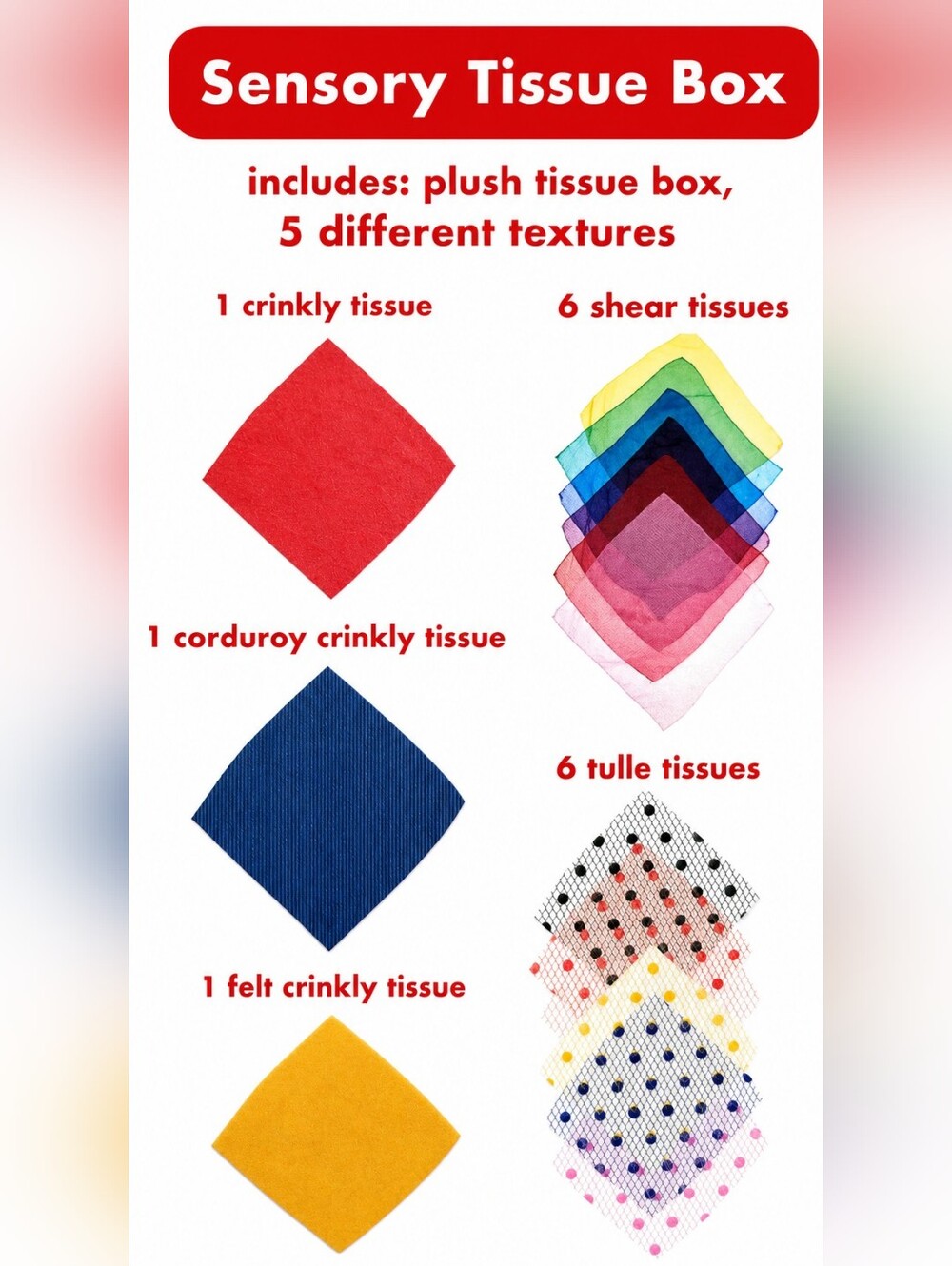 Sense & Grow Sensory Learning ~ Parent Information Card/Educational Insert- NWOT - Picture 4 of 5